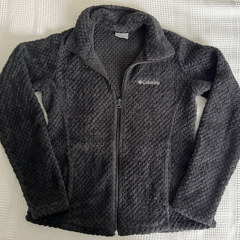 Fluffy Columbia sweater